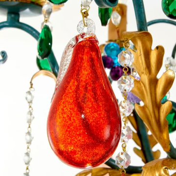BACCO - Handmade Murano glass chandelier by Sogni Di Cristallo - view 3